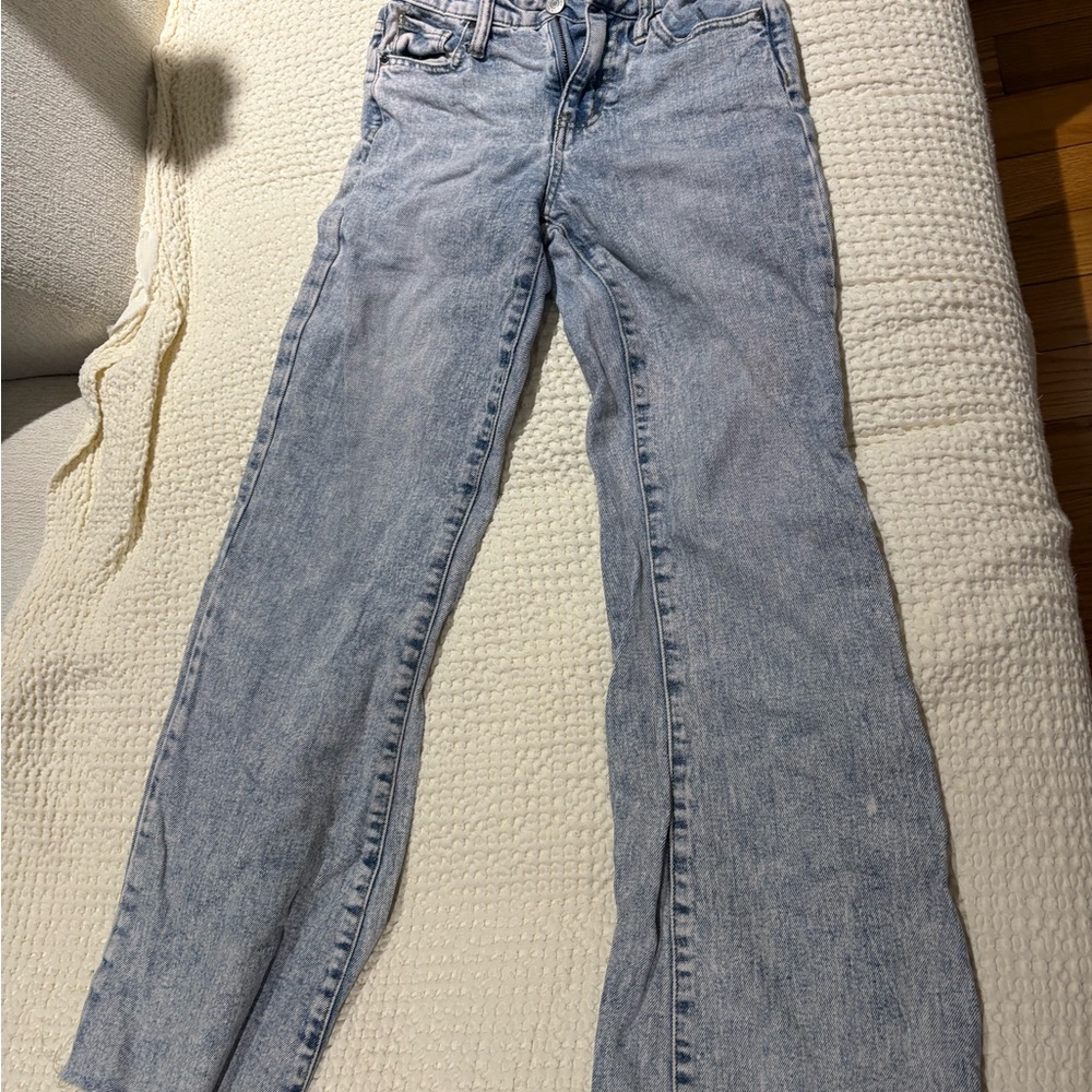 RSQ Light Blue Women's Straight Leg Jeans
